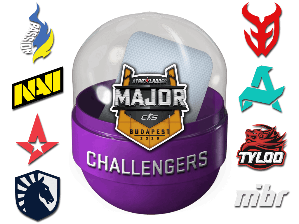Budapest 2025 Challengers Sticker Capsule Skins