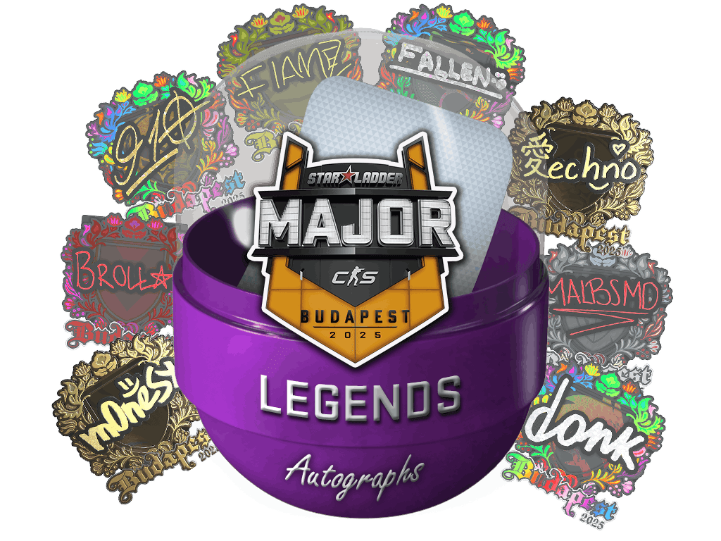 Budapest 2025 Legends Autograph Capsule Skins