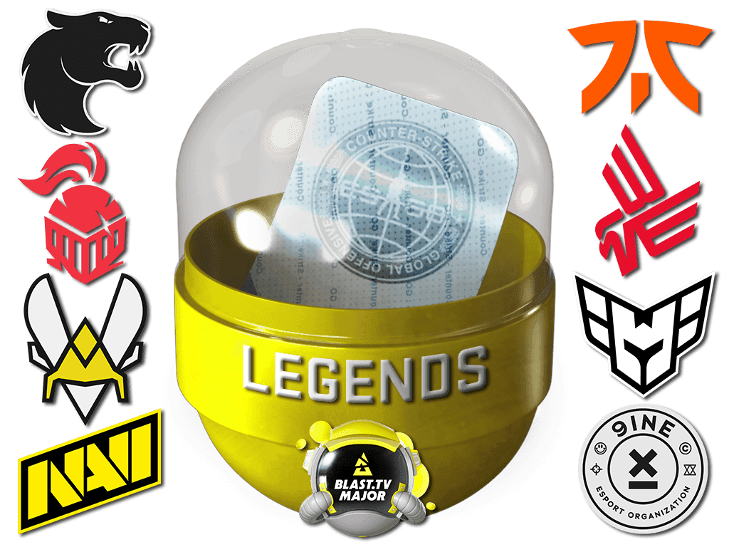 Paris 2023 Legends Sticker Capsule Skins