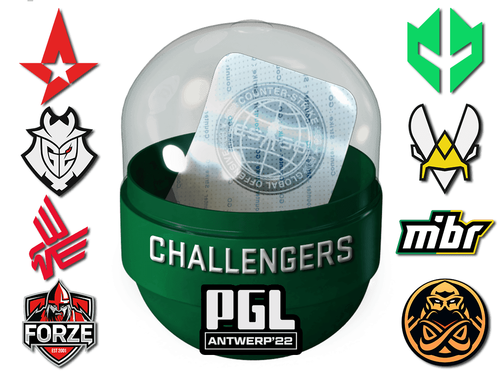 Antwerp 2022 Challengers Sticker Capsule Skins
