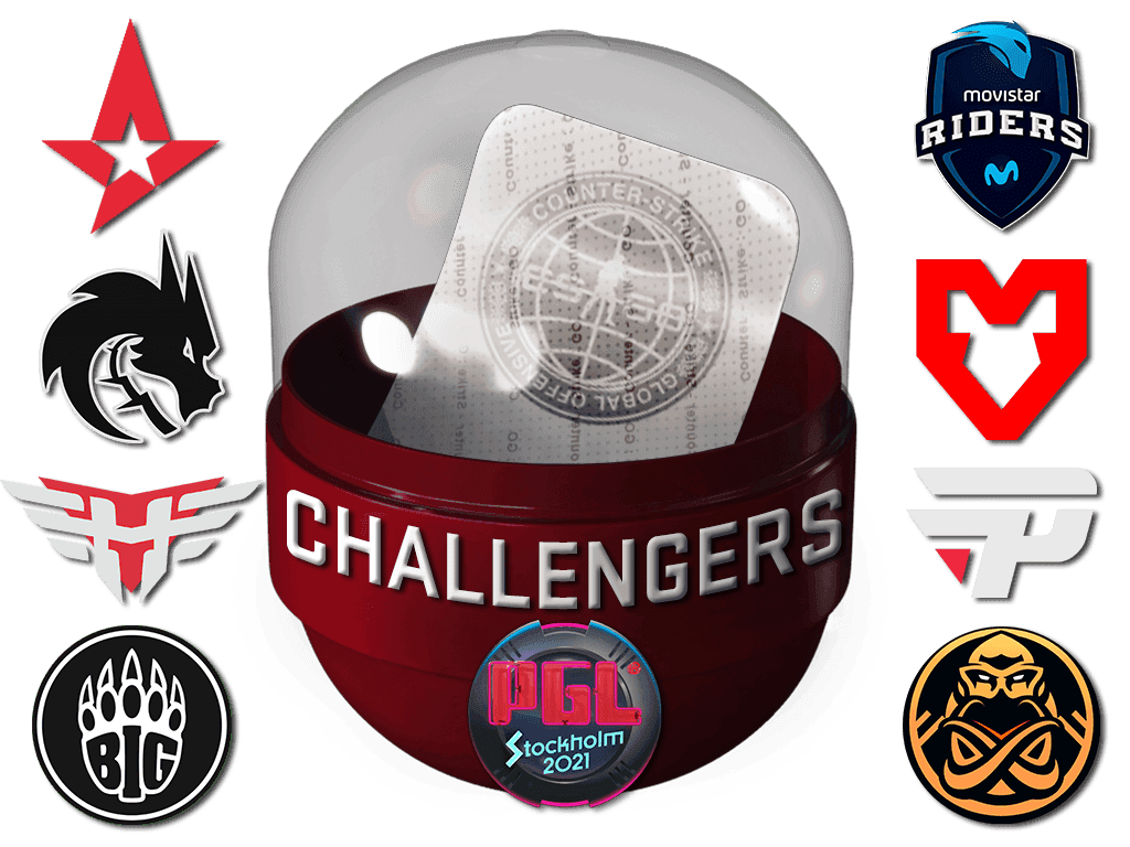 Stockholm 2021 Challengers Sticker Capsule Skins