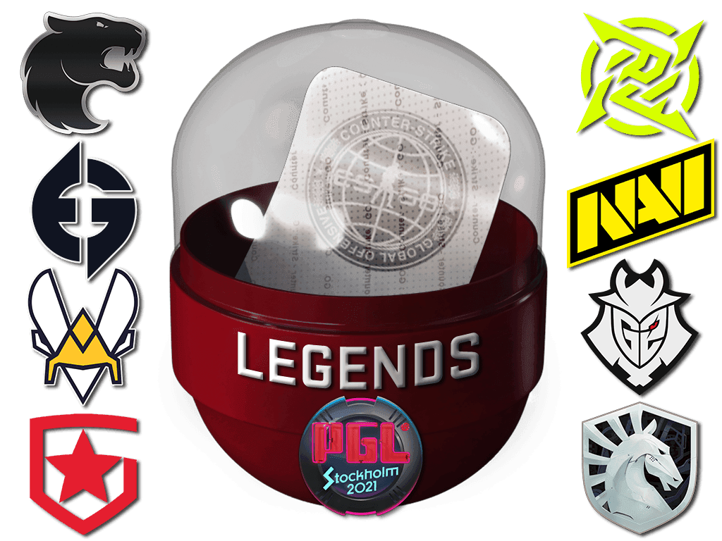 Stockholm 2021 Legends Sticker Capsule Skins