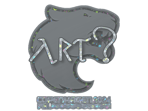arT (Glitter) CS2 Sticker