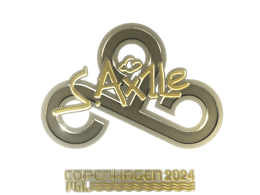 Ax1Le (Gold) CS2 Sticker
