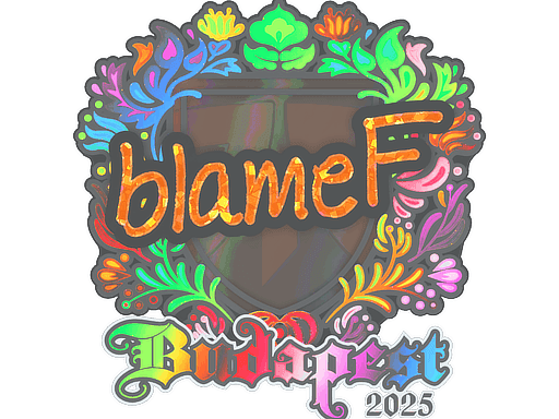 blameF (Holo) CS2 Sticker