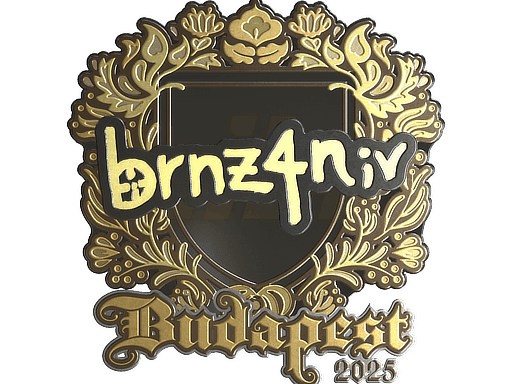 brnz4n (Gold) CS2 Sticker
