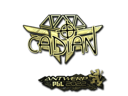 cadiaN (Gold) CS2 Sticker