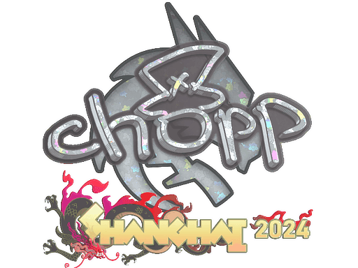 chopper (Glitter) CS2 Sticker