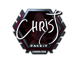 chrisJ (Foil) CS2 Sticker
