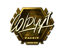 COLDYY1 (Gold) CS2 Sticker