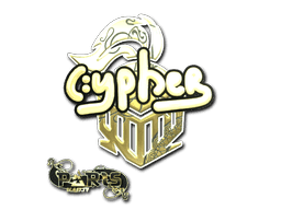 Cypher (Gold) CS2 Sticker
