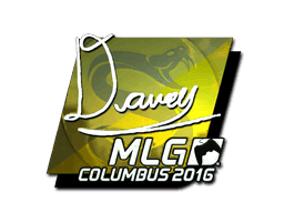 DAVEY (Foil) CS2 Sticker
