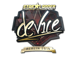 device (Gold) CS2 Sticker