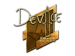 device (Gold) CS2 Sticker