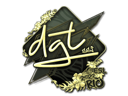 dgt (Gold) CS2 Sticker