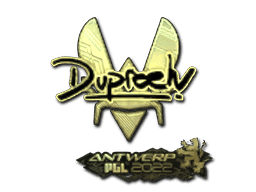 dupreeh (Gold) CS2 Sticker