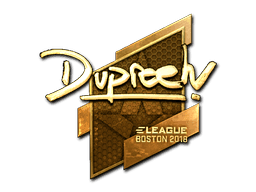 dupreeh (Gold) CS2 Sticker