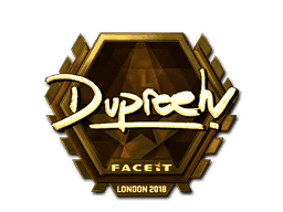 dupreeh (Gold) CS2 Sticker