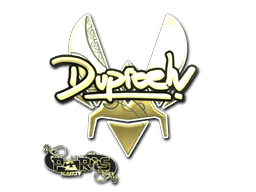 dupreeh (Gold) CS2 Sticker