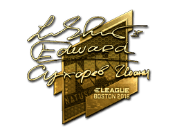 Edward (Gold) CS2 Sticker