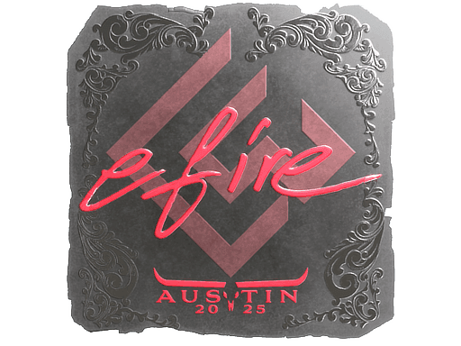 efire (Foil) CS2 Sticker
