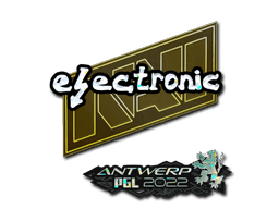 electronic (Glitter) CS2 Sticker