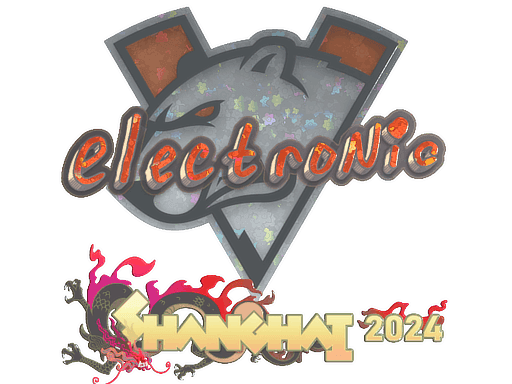 electronic (Glitter) CS2 Sticker