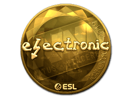 electronic (Gold) CS2 Sticker