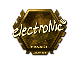 electronic (Gold) CS2 Sticker
