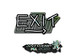 exit (Glitter) CS2 Sticker