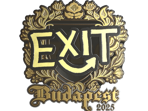 exit (Gold) CS2 Sticker