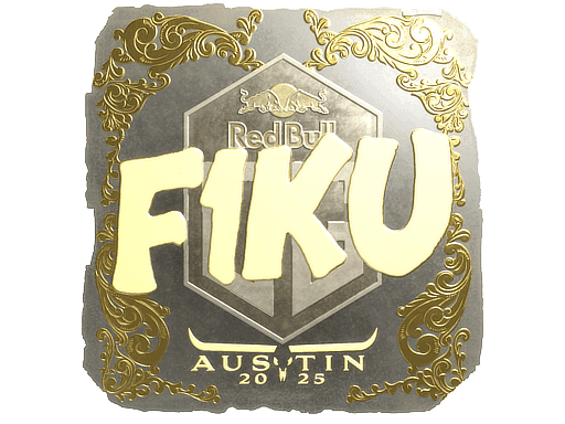 F1KU (Gold) CS2 Sticker