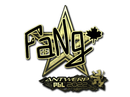 FaNg (Gold) CS2 Sticker