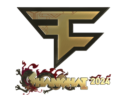 FaZe Clan (Gold) CS2 Sticker