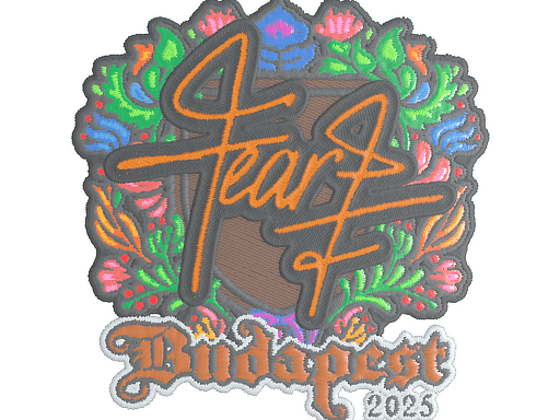 fEAR (Embroidered) CS2 Sticker