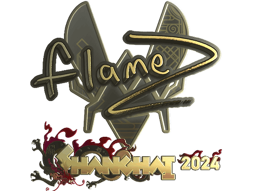 FlameZ (Gold) CS2 Sticker