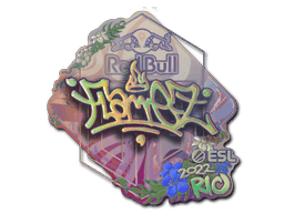 FlameZ (Holo) CS2 Sticker