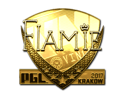 flamie (Gold) CS2 Sticker