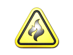 Flammable (Foil) CS2 Sticker