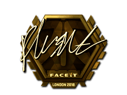 flusha (Gold) CS2 Sticker