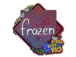 frozen (Glitter) CS2 Sticker
