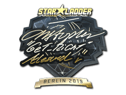 GeT_RiGhT (Gold) CS2 Sticker