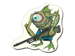 Green Cyclawps CS2 Sticker