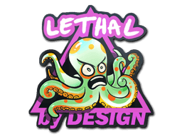 Green Lethal CS2 Sticker