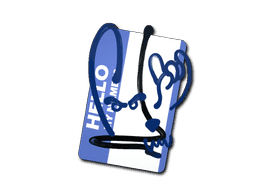 Hello M4A4 CS2 Sticker