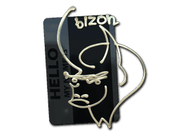 Hello PP-Bizon (Gold) CS2 Sticker