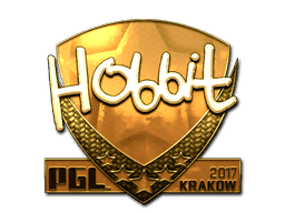 Hobbit (Gold) CS2 Sticker