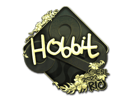 Hobbit (Gold) CS2 Sticker