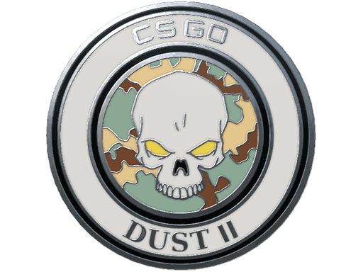 Dust II Pin CS2 Collectible