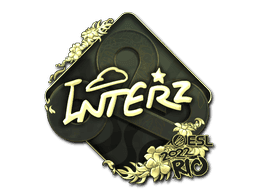 interz (Gold) CS2 Sticker
